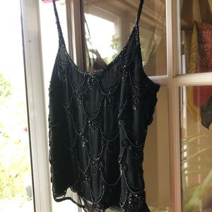 Little beaded black top